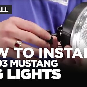 Fox Mustang GT Fog Light Install - 5.0Resto