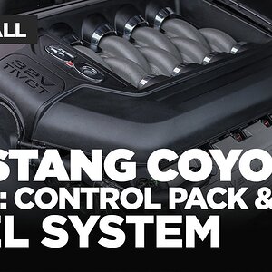 Mustang Coyote Swap Ford Racing control pack and fuel system install