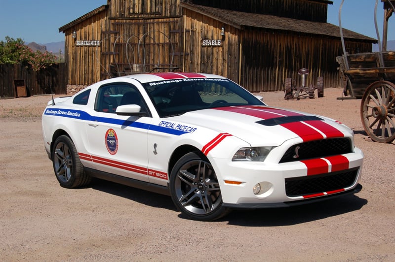  be a 2010 Ford Shelby GT-500. With 45 years of Ford Mustangs in tow, 