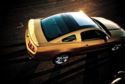 2010 Ford Mustang - glass roof