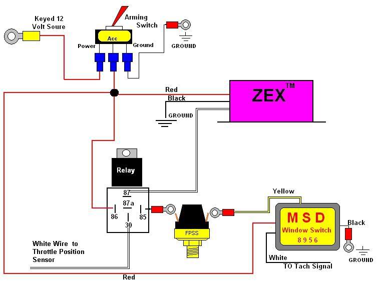 zex wot switch or window switch? how can i control WOT? | Mustang