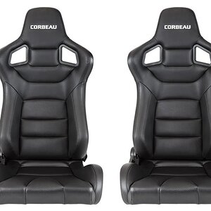Mustang Corbeau Seats: Sportline RRS - FREE SHIPPING (79-Present)