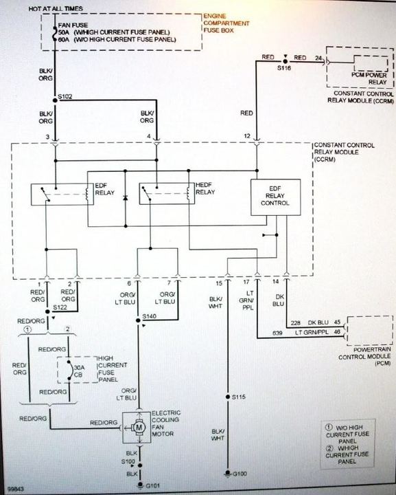 Fan Not Coming On Any Help Stangnet, 95 Mustang Cooling Fan Wiring Diagram
