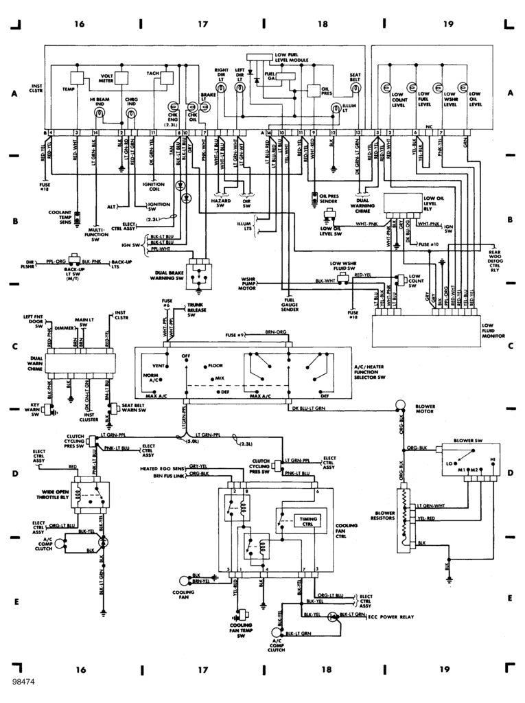1989 Cadillac Deville Digital Cluster Wiring Diagram from www.stangnet.com