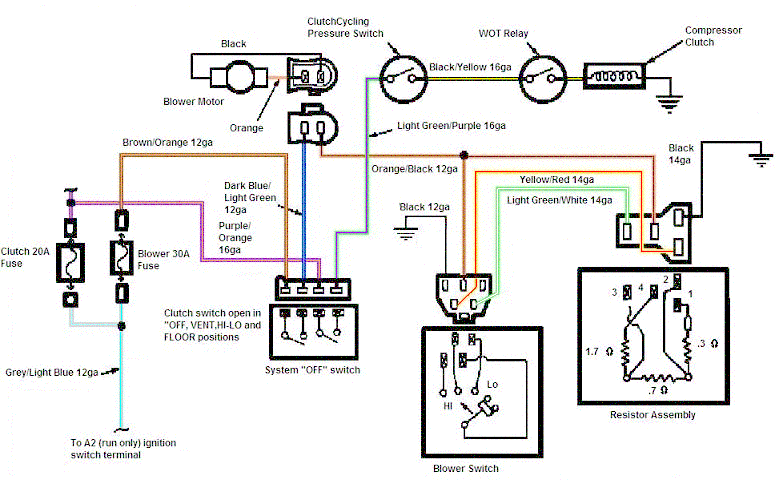 Electrical - HVAC problem on my 89....no blower whatsoever | StangNet Ford Electrical Wiring Diagrams StangNet