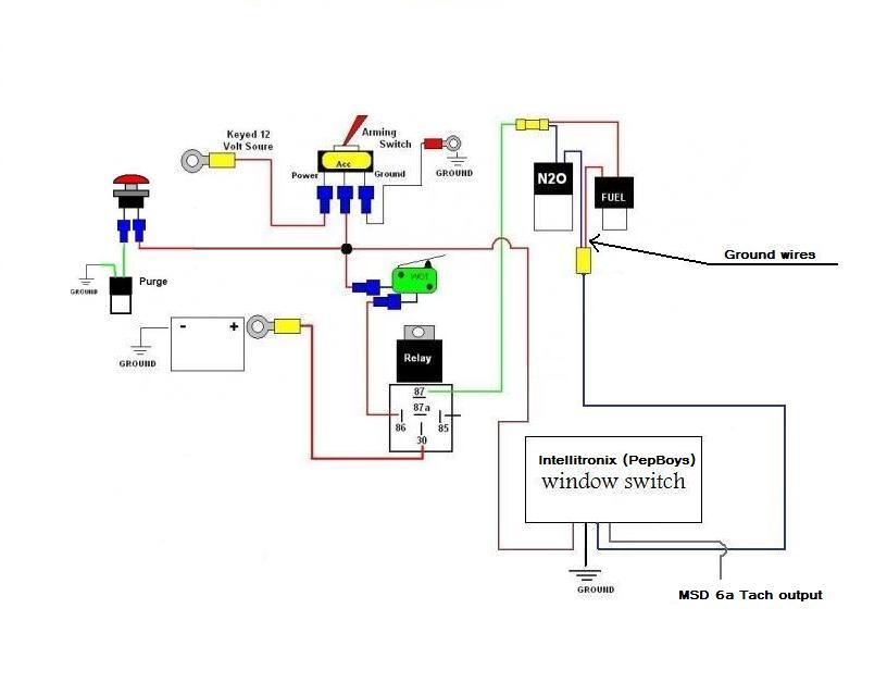Nitrous Install Wiring... | StangNet 5 Wire Window Switch Diagram StangNet