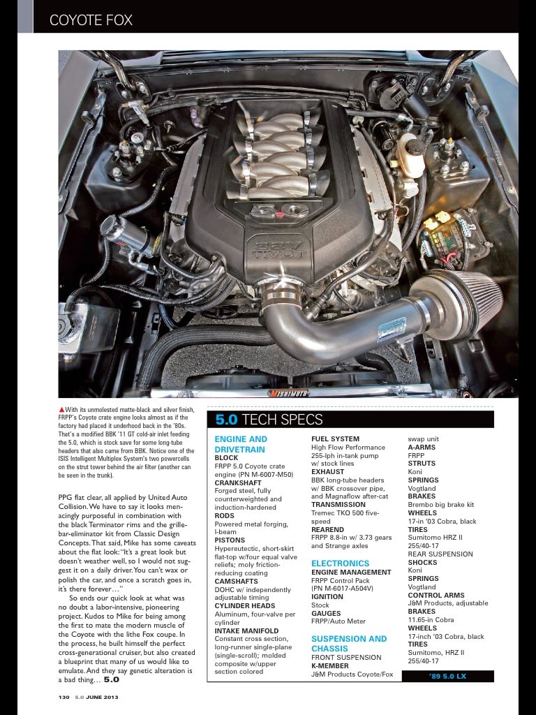 what is a coyote engine on Coyote Archives Stangnet